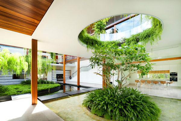 طراحی باغ و طراحی فضای باز در خانه